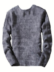 Men's Camo Knit Sweater Outdoor Winter Pullover