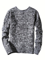 Men's Camo Knit Sweater Outdoor Winter Pullover