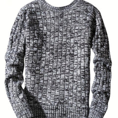 Men's Camo Knit Sweater Outdoor Winter Pullover