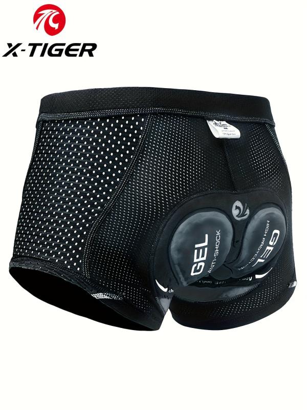 Men's Padded Cycling Shorts for Outdoor Sports