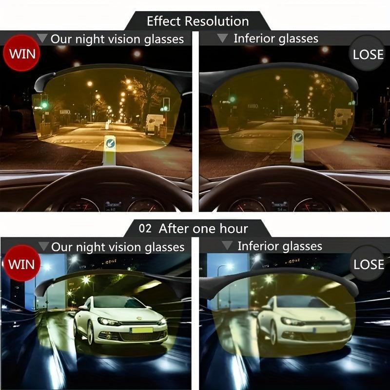 Night Vision Driving Glasses for Men and Women - UV Protection Sunglasses