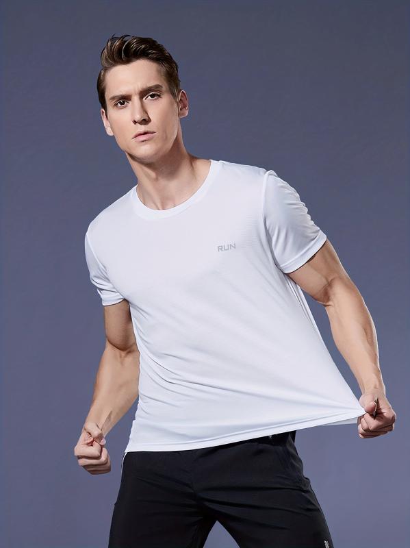 Men's Ultralight Quick Dry Sport T Shirt - Breathable Top for Gym Workouts