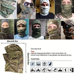 Neck Cover Bandana Scarf Fishing Face Cover Headgear Cap