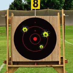 Self Adhesive Shooting Targets, Bright Reactive Splatter Targets, 43x18 cm