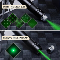PC Green Laser Pointer USB Built-in Batteries Red Dot Continuous Line