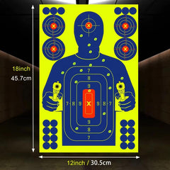 10pcs 30-48x45-72cm Airsoft Toy Shooting Targets Visible for Practice