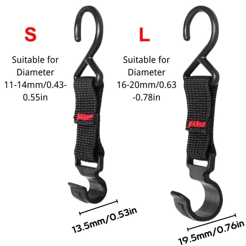 5 pcs Camping Rack Hook for Coats & Tents, High Load Capacity