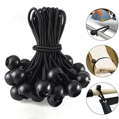10 20 50pcs Ball Bungee Cords Plastic Ball Rope Outdoor Camping Tent Fixed