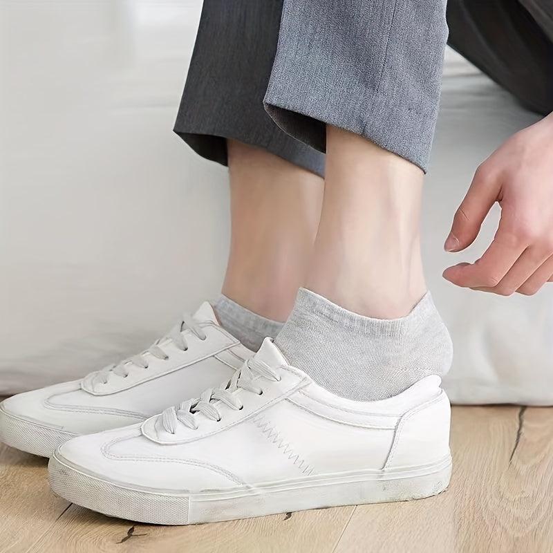 10 Pairs Men's Women's Low Cut Socks Breathable Comfortable for Spring