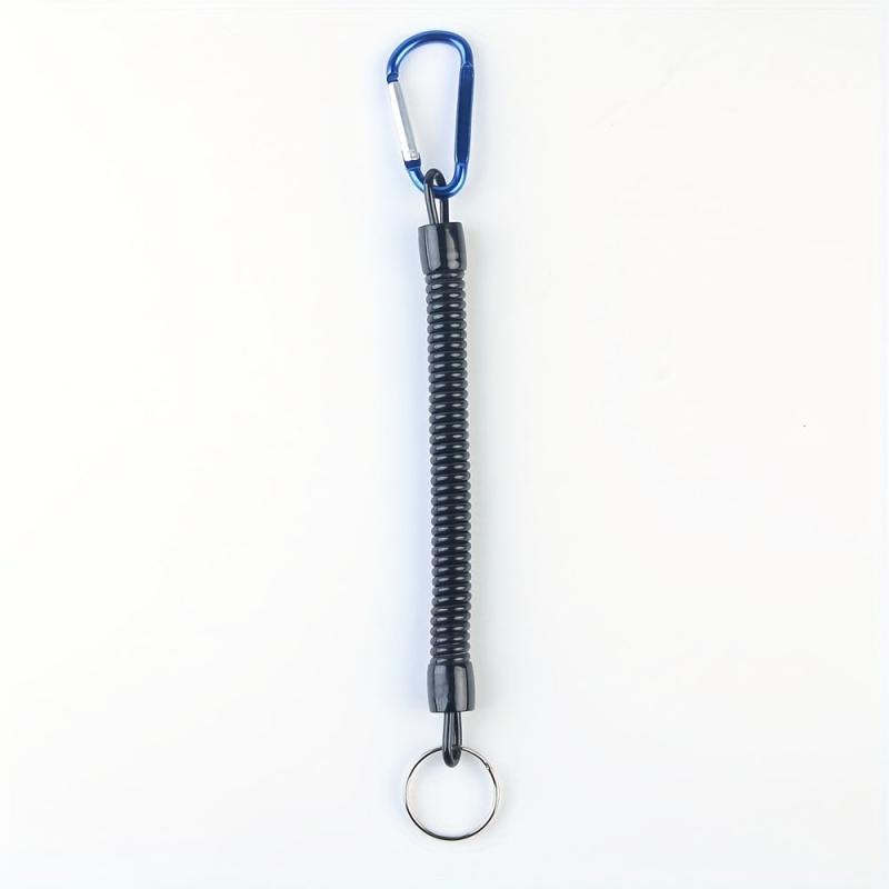 Multifunctional Spring Rope Key Chain Carabiner Key Holder