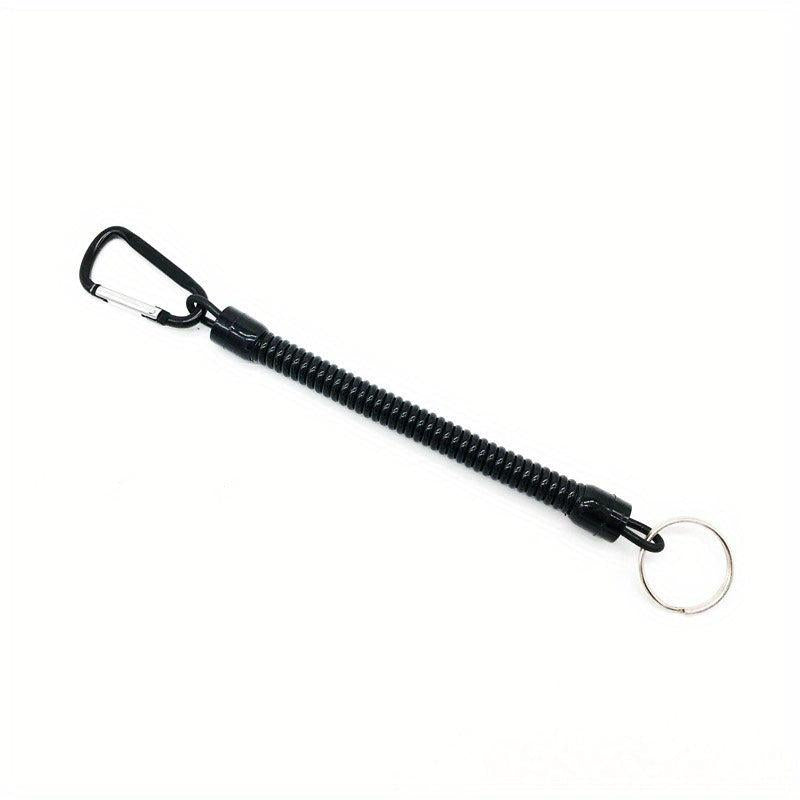 Multifunctional Spring Rope Key Chain Carabiner Key Holder