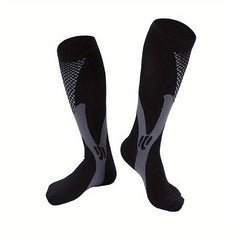 Men's Compression Knee Socks for Sports Soccer Running