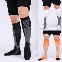 Men's Compression Knee Socks for Sports Soccer Running
