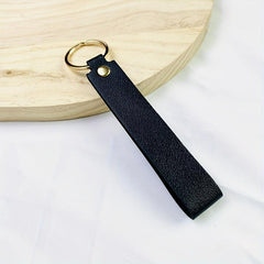 Stylish PU Leather Keychain Key Ring Gift for Him Her