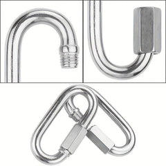 2 Pack Heavy Duty Carabiner Keychains for Outdoor Activities