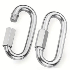 2 Pack Heavy Duty Carabiner Keychains for Outdoor Activities
