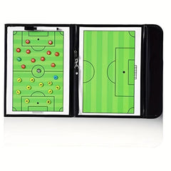 Pro Soccer Coaches Clipboard Kit w/ Magnetic Board, Marker Pen & Bag