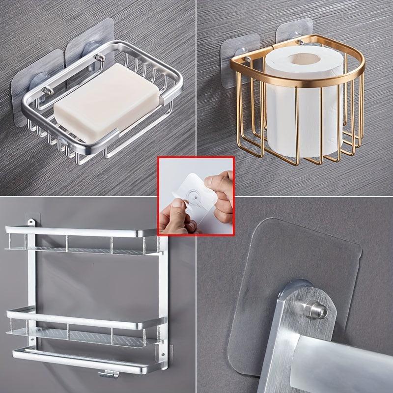 5pcs No Mark Studs Photo Frame Hanger Screw & Sticker Combo