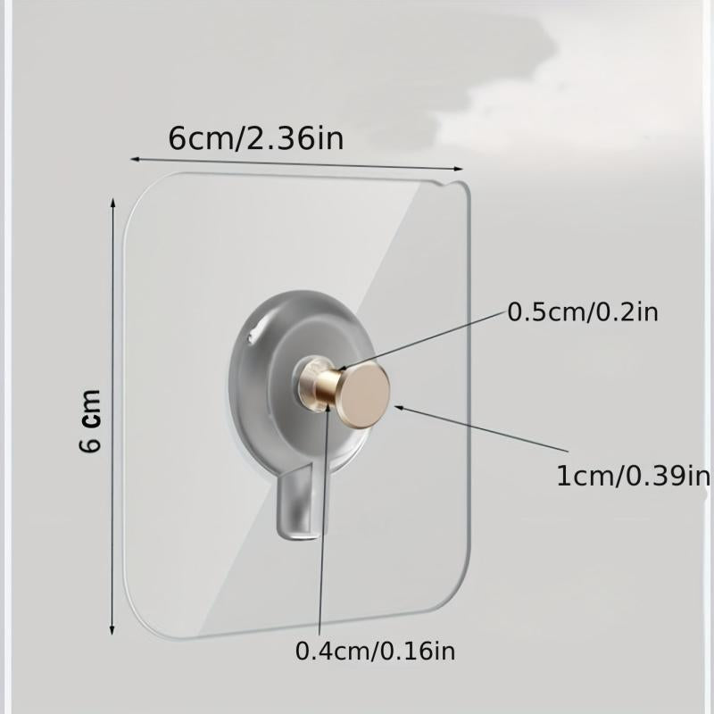 5pcs No Mark Studs Photo Frame Hanger Screw & Sticker Combo