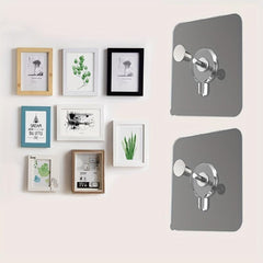 5pcs No Mark Studs Photo Frame Hanger Screw & Sticker Combo