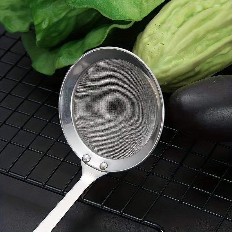 304 Stainless Steel Skimmer Spoon Residue Filter