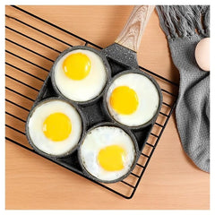 1pc Four hole Fried Egg Pot Non stick Fry Pan For Egg Burger Pan