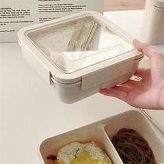 1pc Lunch Box Bento Box Kitchen Plastic Food Container Home Kitchen Accessories
