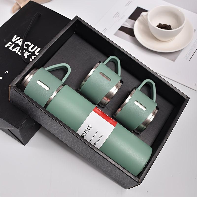 500ml Stainless Steel Insulation Water Cup Double Layered Leakproof Bottle