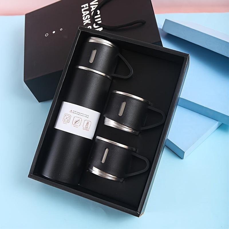 500ml Stainless Steel Insulation Water Cup Double Layered Leakproof Bottle