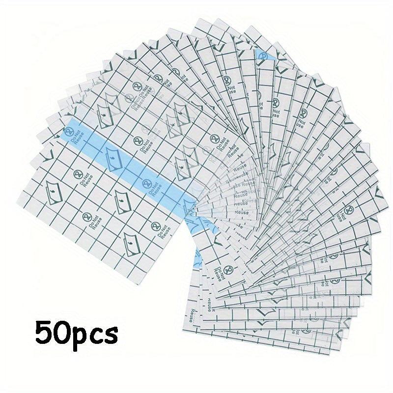 50pcs Waterproof Elastic Bandage Transparent Protective Film