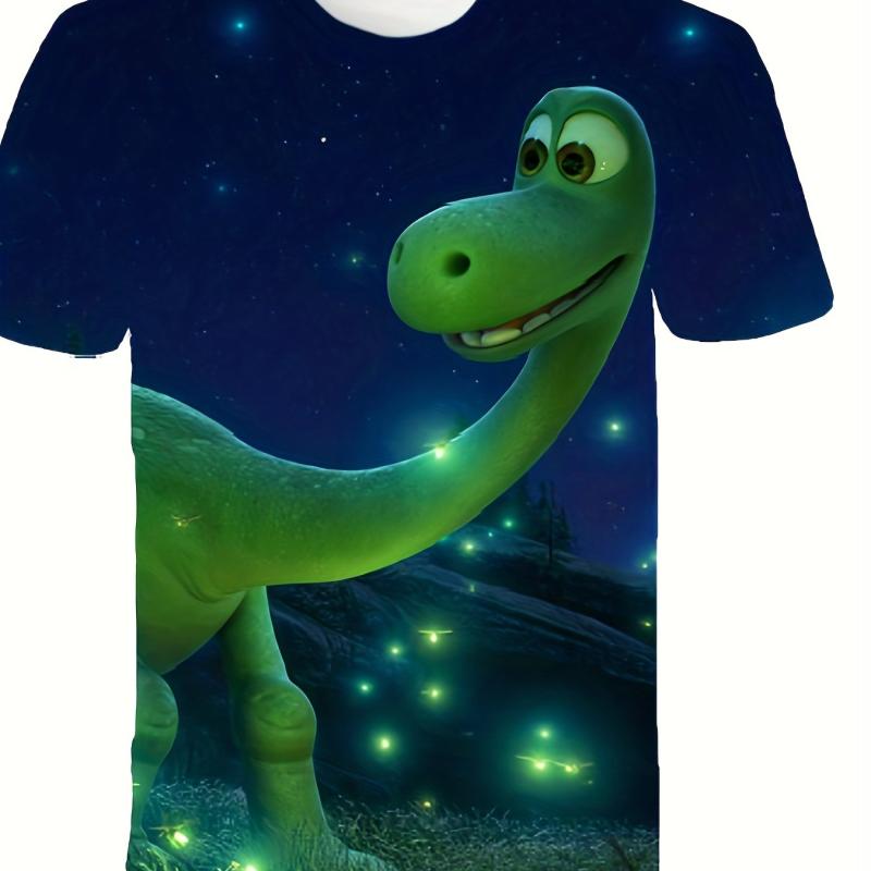 Boys' Dinosaur T Shirt 3D Print Short Sleeve Tee for Summer Outdoor Fun