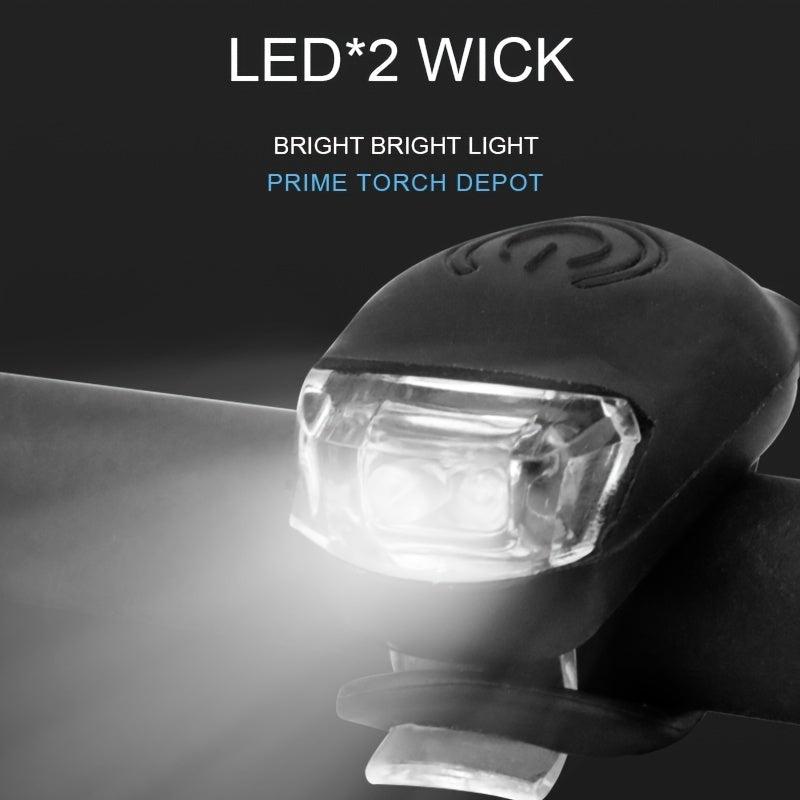 Waterproof Silicone Bike Lights Front and Back LED Bicycle Lights