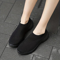 Women's Mesh Slip On Walking Shoes Lightweight Casual Sneakers