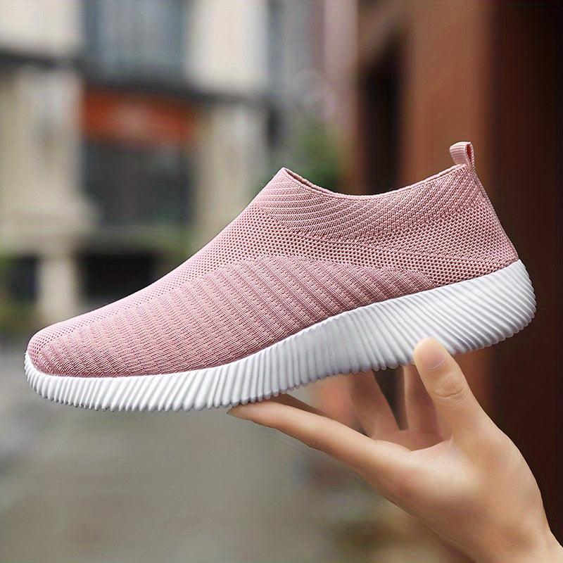 Women's Mesh Slip On Walking Shoes Lightweight Casual Sneakers