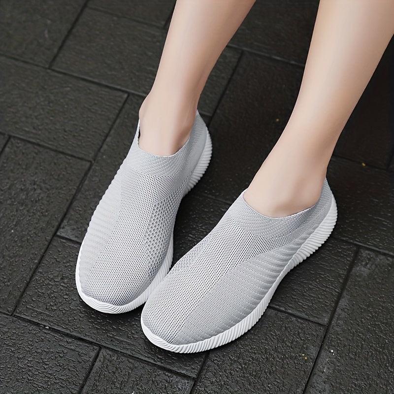 Women's Mesh Slip On Walking Shoes Lightweight Casual Sneakers
