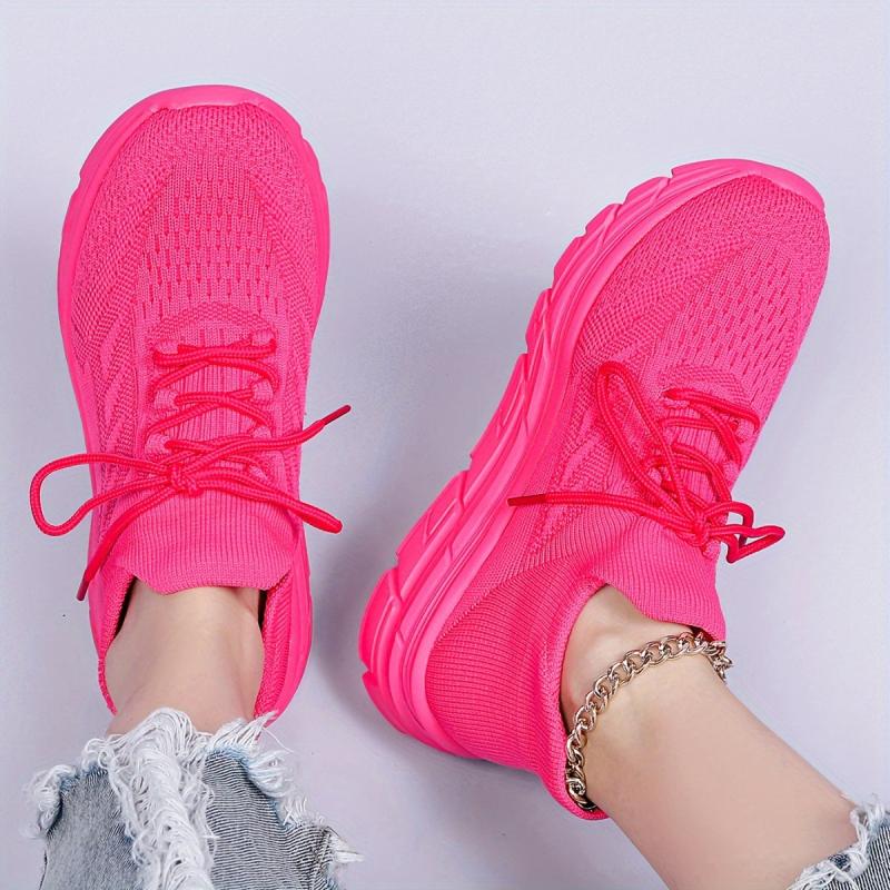 Women's Breathable Running Shoes Thick Bottom Athletic Sneakers
