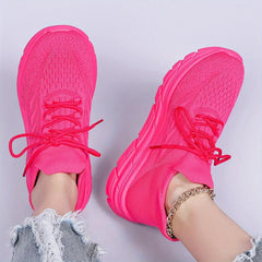 Women's Breathable Running Shoes Thick Bottom Athletic Sneakers