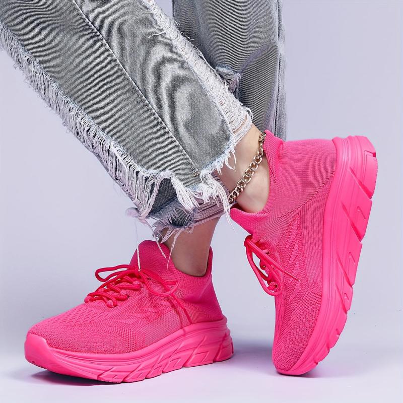 Women's Breathable Running Shoes Thick Bottom Athletic Sneakers