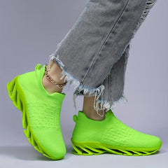 Women's Mesh Non-slip Running Shoes with Shock Absorption