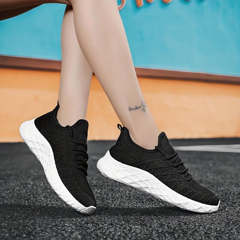 Women's Solid Running Shoes Soft Comfortable Casual Wear Non Slip Breathable