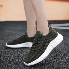 Women's Solid Running Shoes Soft Comfortable Casual Wear Non Slip Breathable