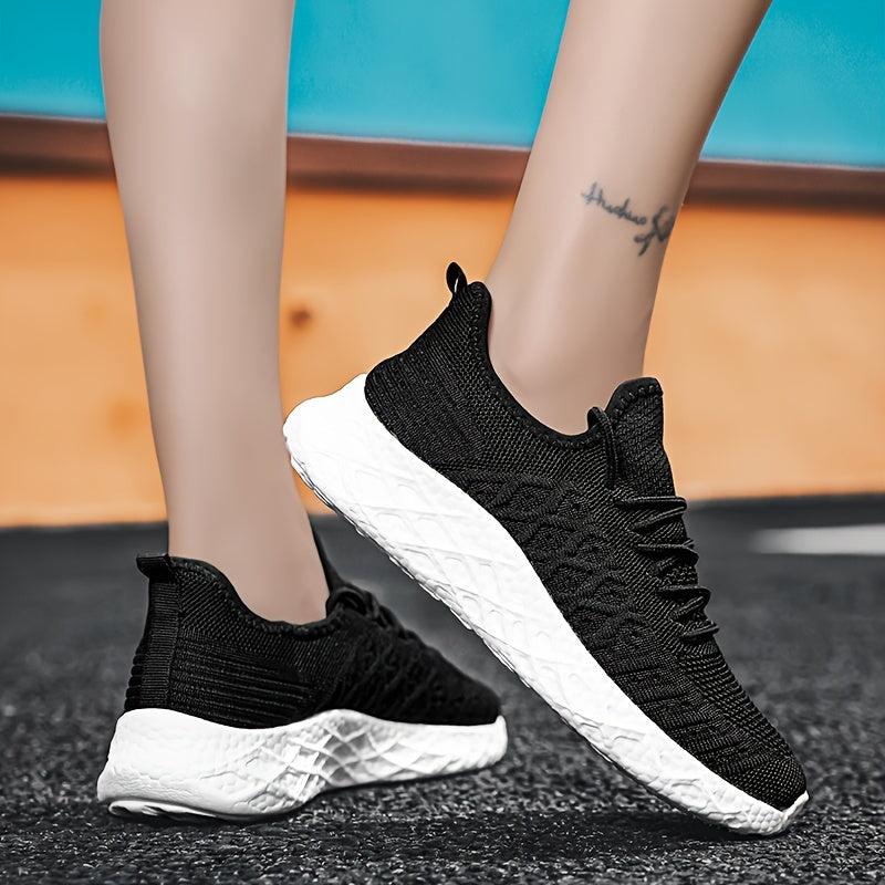 Women's Solid Running Shoes Soft Comfortable Casual Wear Non Slip Breathable