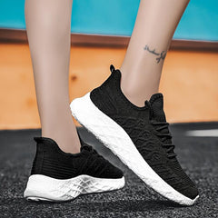 Women's Solid Running Shoes Soft Comfortable Casual Wear Non Slip Breathable