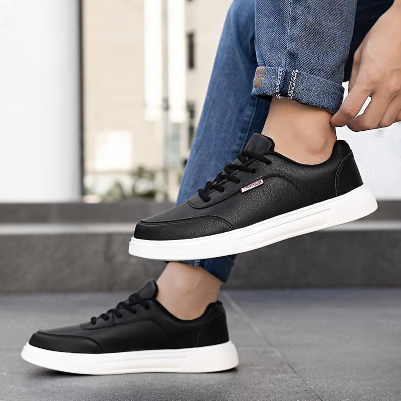 Versatile Solid Casual Skate Shoes Lightweight Low Top Sport Shoes