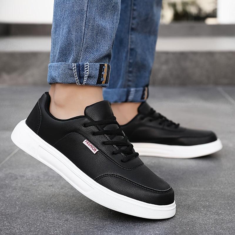 Versatile Solid Casual Skate Shoes Lightweight Low Top Sport Shoes