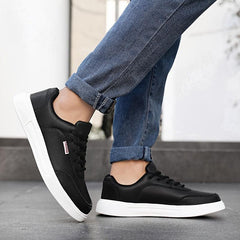 Versatile Solid Casual Skate Shoes Lightweight Low Top Sport Shoes