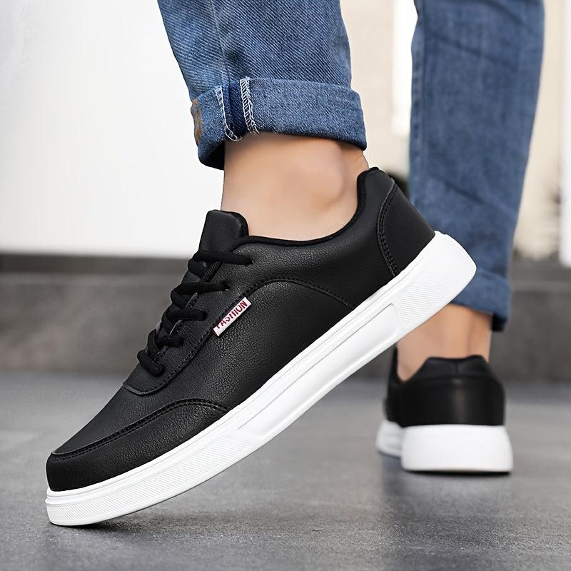 Versatile Solid Casual Skate Shoes Lightweight Low Top Sport Shoes