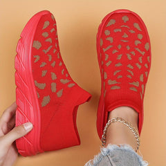 Women's Heighten Breathable Woven Shoes Non Slip Sneakers Running Shoes