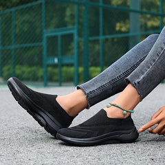 Breathable Flying Woven Shoes Lightweight Non Slip Running Sneakers