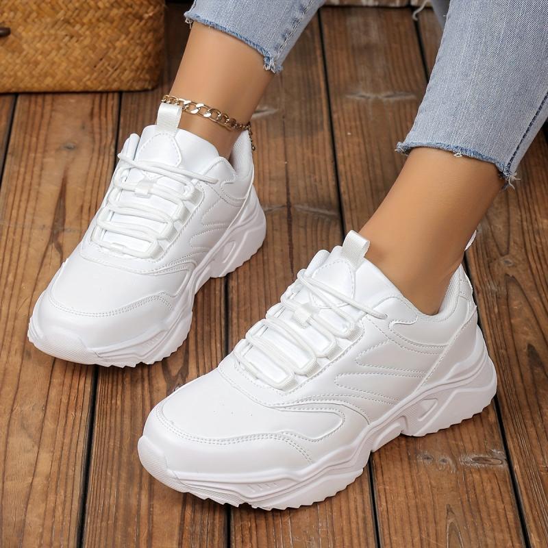 Solid Lightweight Breathable Running Shoes Heighten Wear Resistance